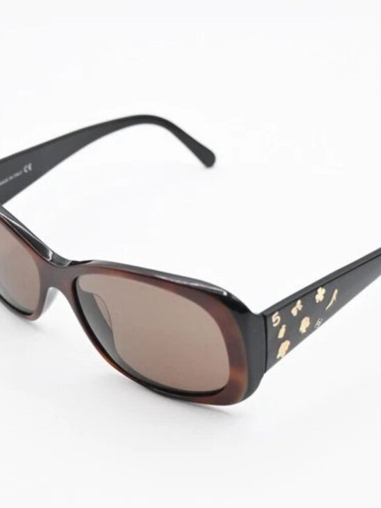 CHANEL CC Logos Sunglasses Eye Were Plastic Metal Brown 5123 67RL842 main image 11